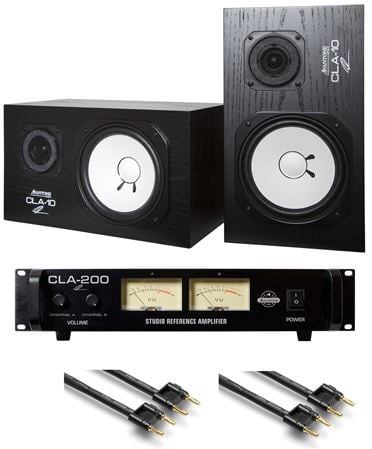 Avantone CLA10 Studio Monitor Pair With CLA200 Studio Amplifier Bundle