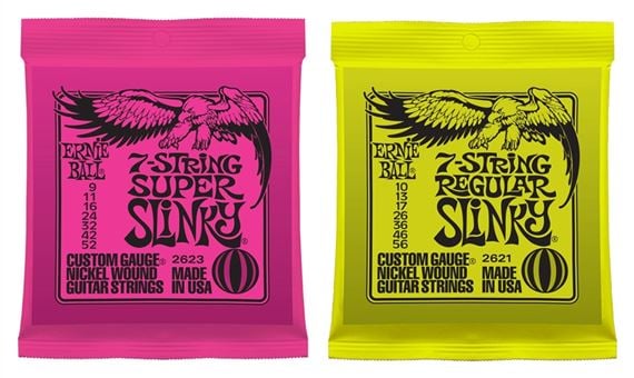 Ernie Ball 7 String and 8 String Electric Guitar Strings