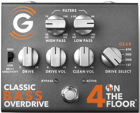 Genzler 4-On-The-Floor Bass Guitar Overdrive Pedal