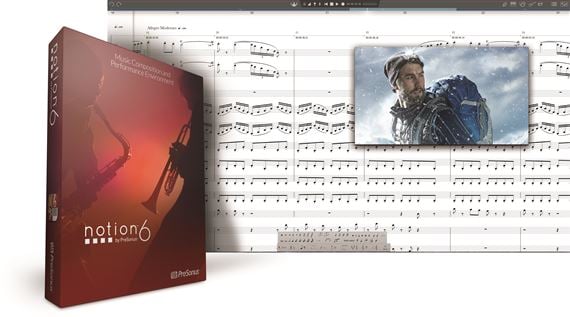 PreSonus Notion 6 Notation Software Box With Download Key
