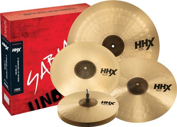 Sabian HHX Performance Cymbal Set
with 18" Thin Crash
