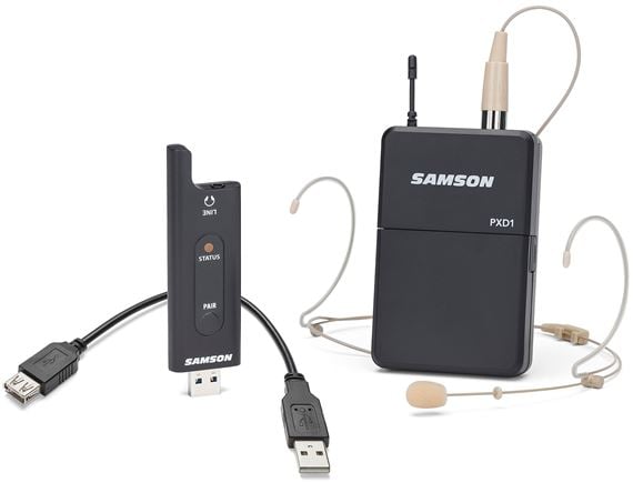 Samson XPD2B DE5USB Digital Wireless Headset Microphone System