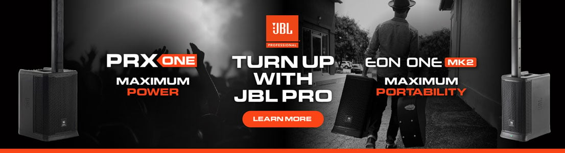 Turn up with JBL Pro