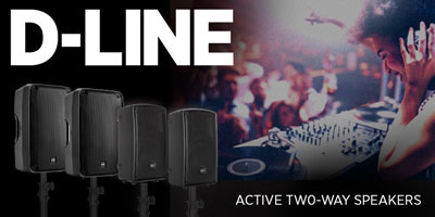 D-Line Active Two-Way Speakers