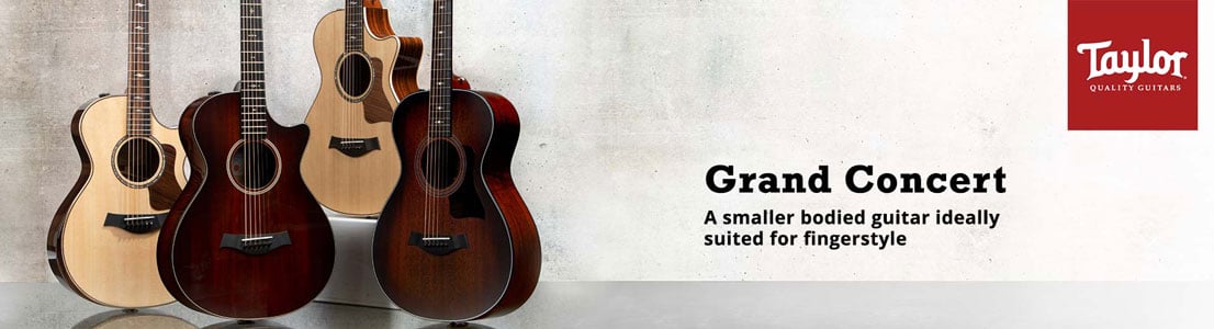 Grand Concert - A smaller bodied guitar ideally suited for fingerstyle